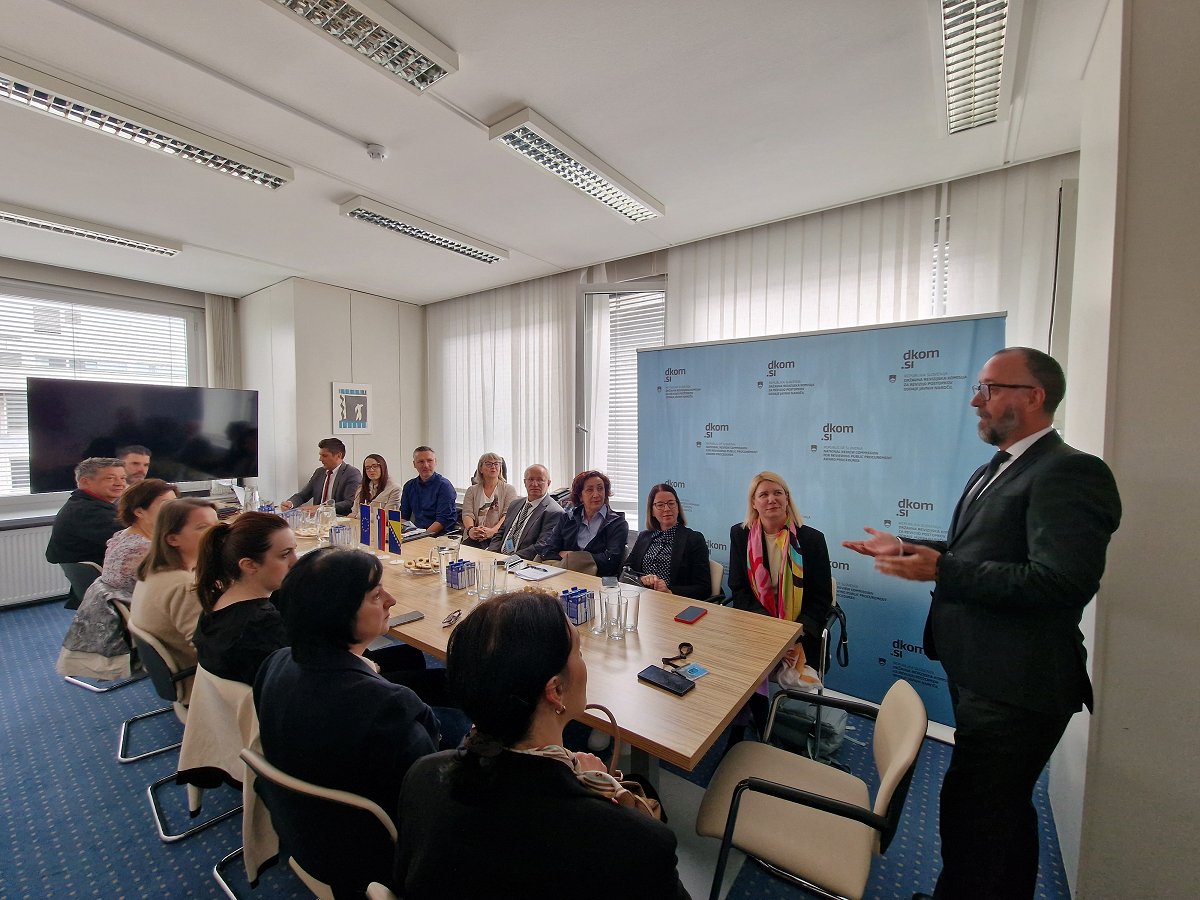 Predsednik Državne revizijske komisije Samo Červek med uvodnim nagovorom